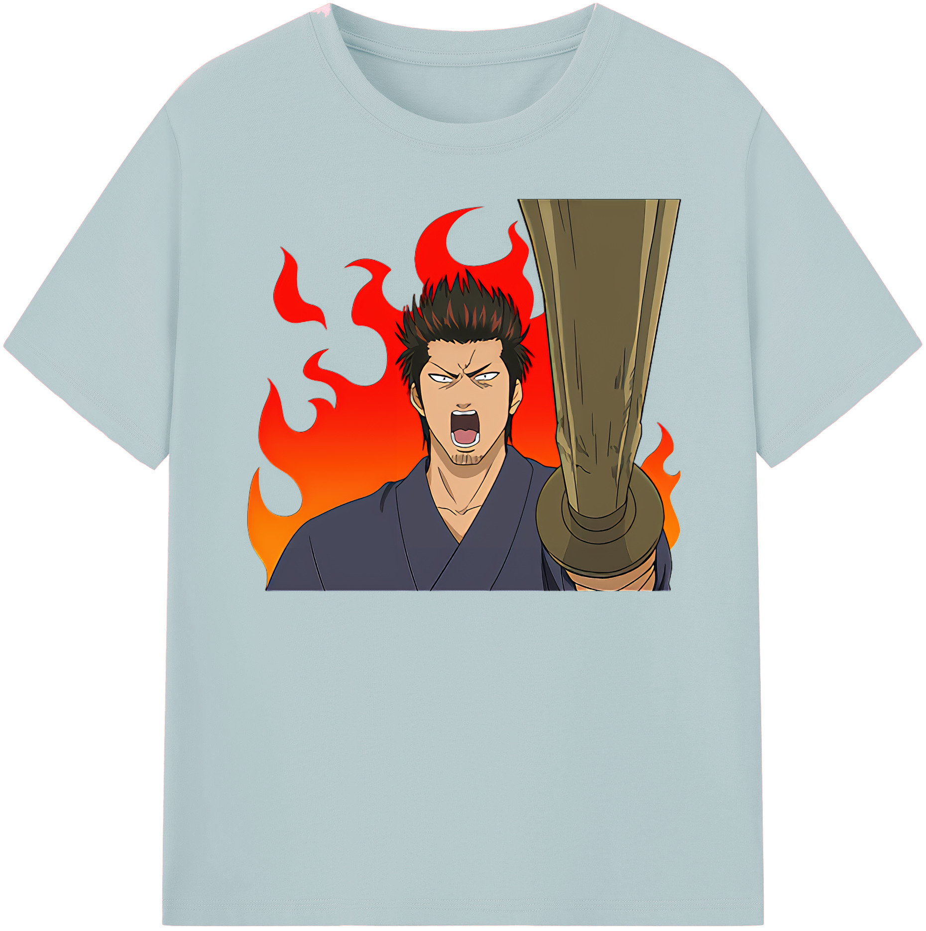 （画像用） ぎんたま 坂田銀時（さかたぎんとき） 神楽 志村新八（しむら しんぱち） GINTAMA Sakata Gintoki Kagura Shimura Shinpachi 綿100％半袖Tシャツ（フロントプリント）